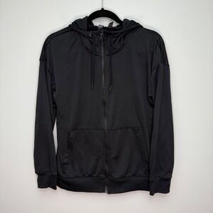 Mondetta Full Zip Hoodie Jacket - Women's Medium - Black Athletic